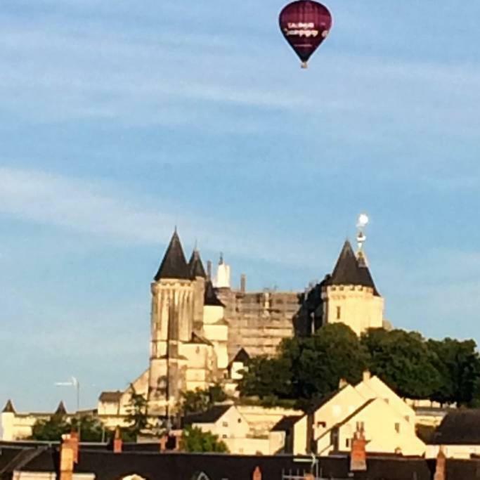 Cosy Flat 2 Eme Etage Vue Chateau Loire A Velo Saumur Exterior foto